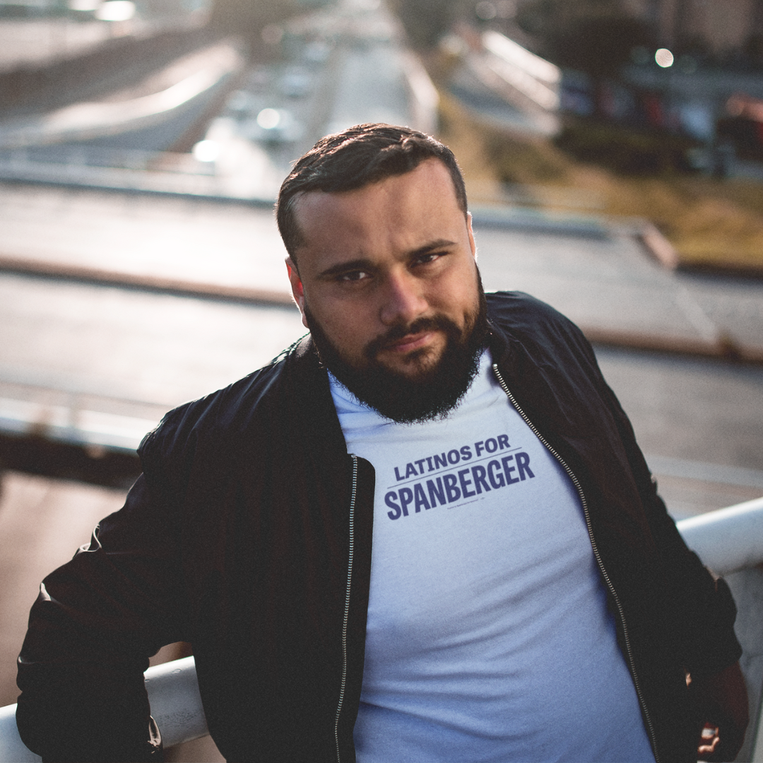 Latinos for Spanberger Tee