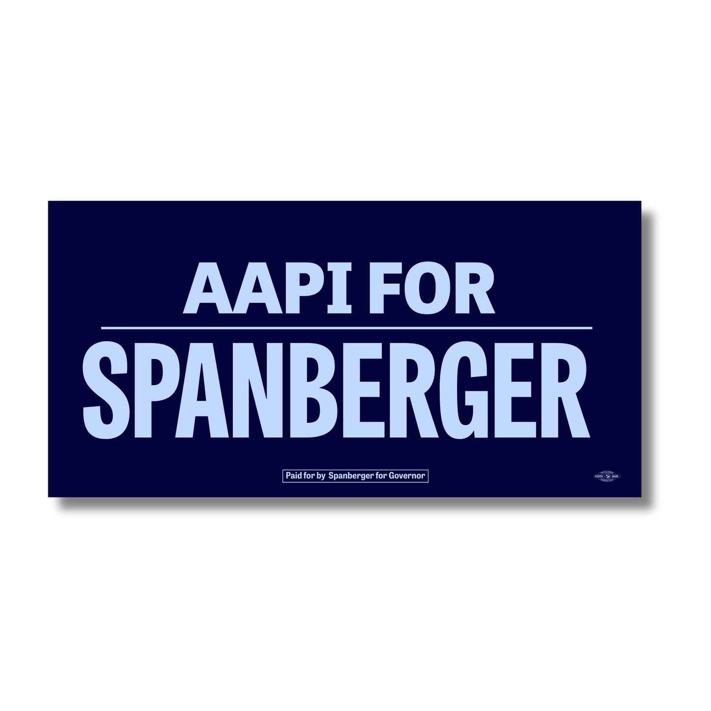 AAPI for Spanberger Bumper Sticker