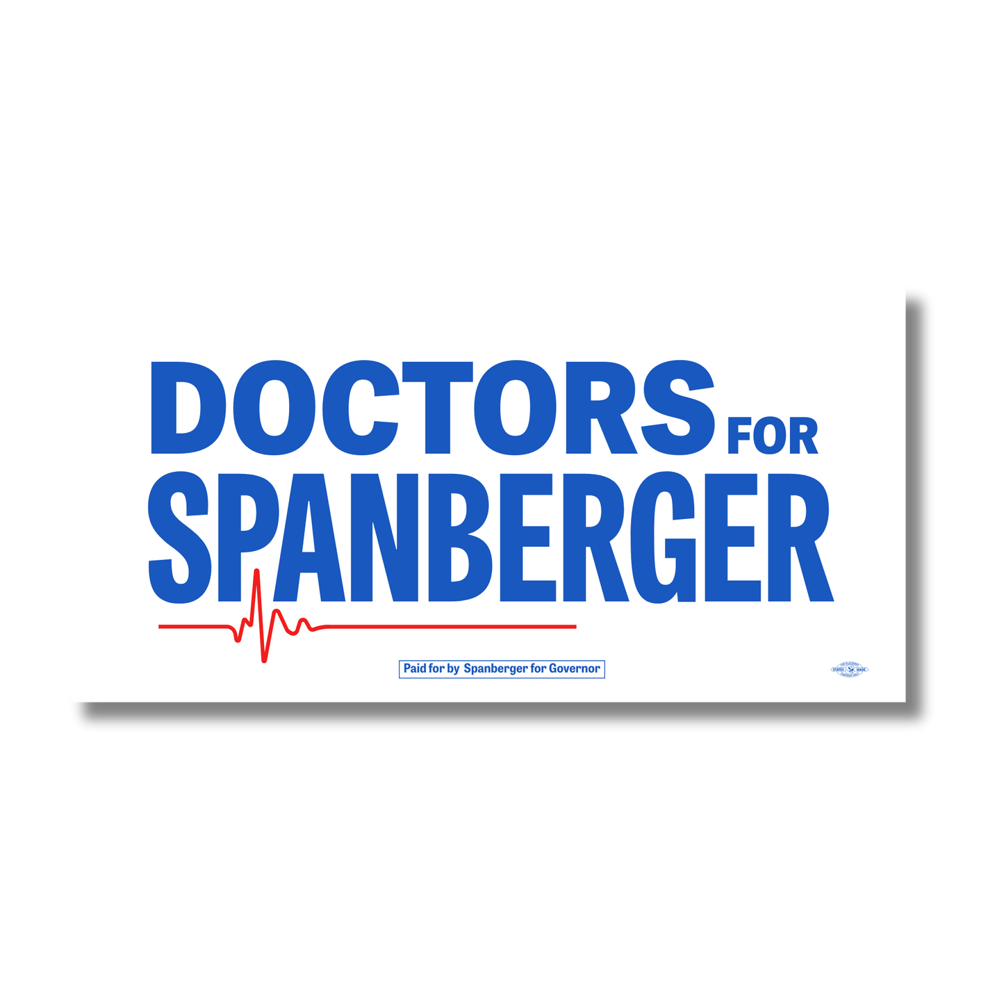 Doctors for Spanberger Bumper Sticker