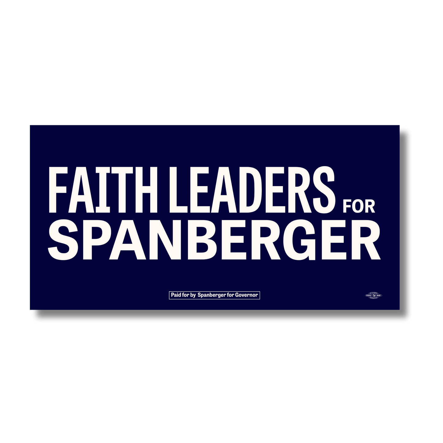 Faith Leaders for Spanberger Bumper Sticker