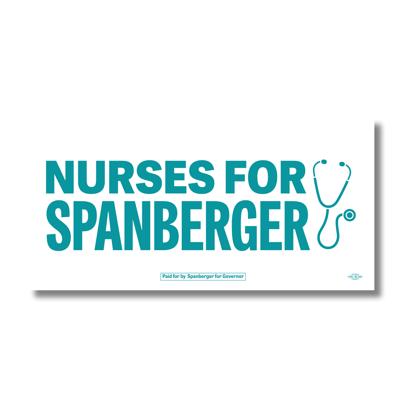 Nurses for Spanberger Bumper Sticker