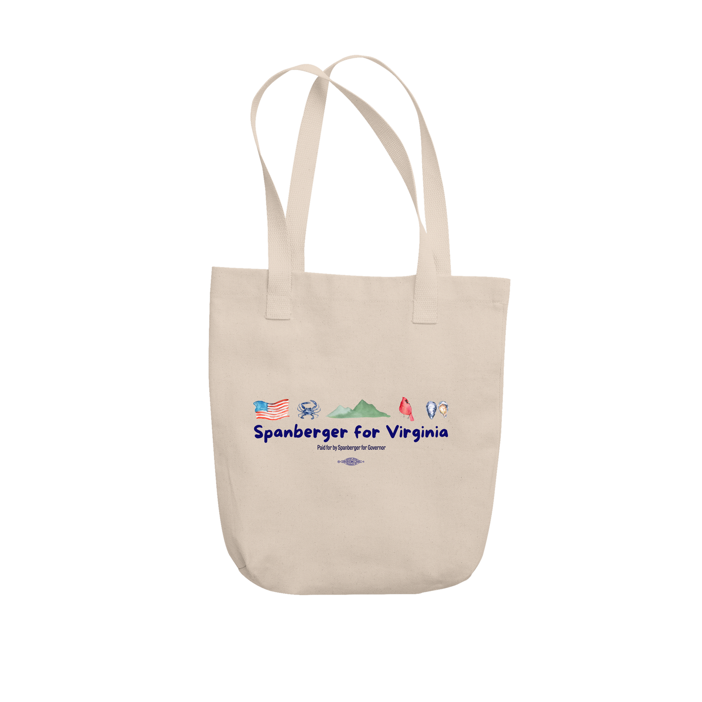 Spanberger for Virginia Watercolor Tote