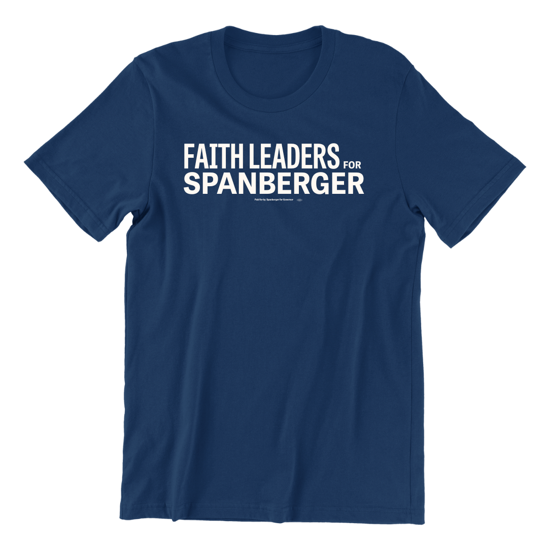 Faith Leaders for Spanberger Tee