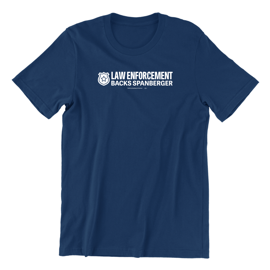 Law Enforcement for Spanberger Tee