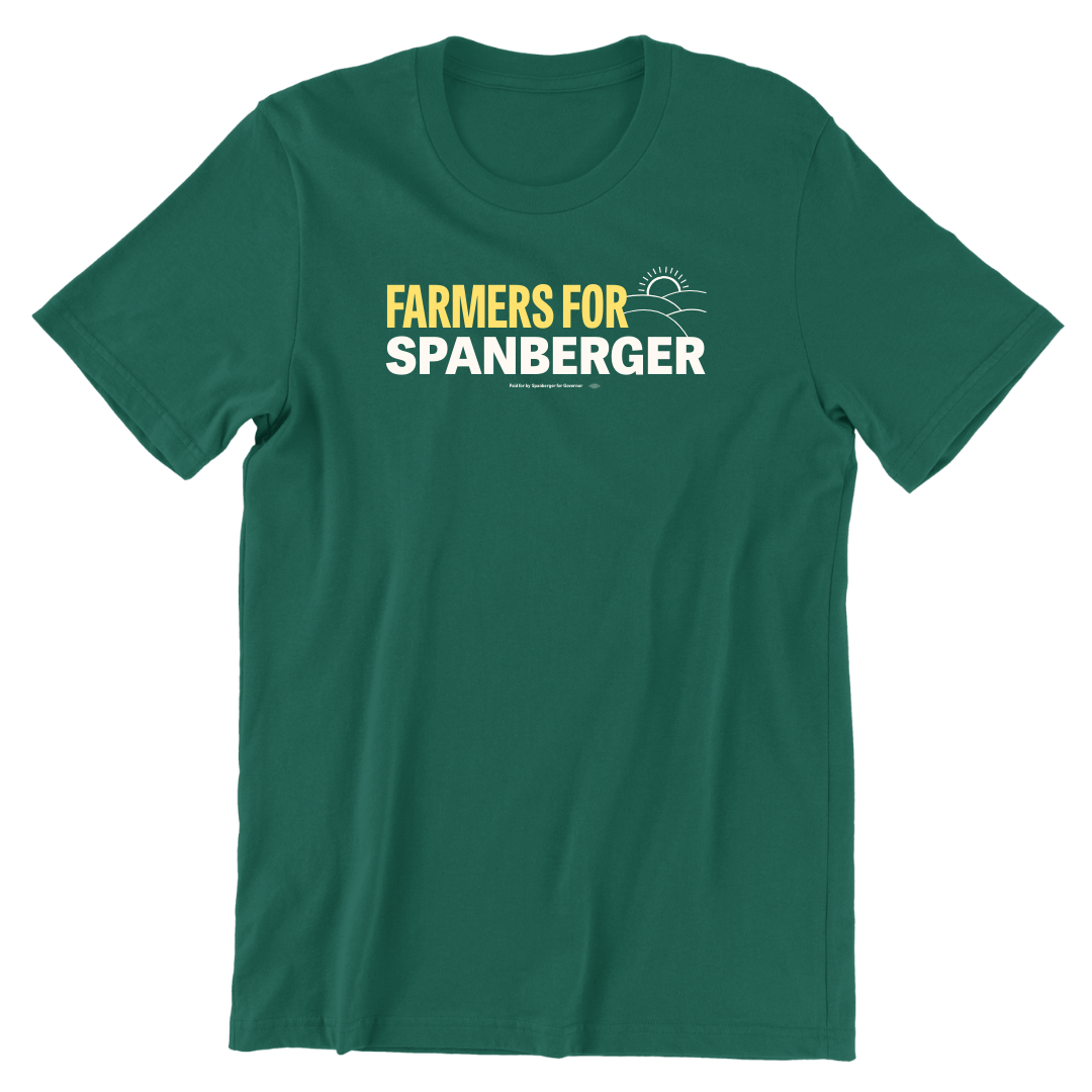 Farmers for Spanberger Tee