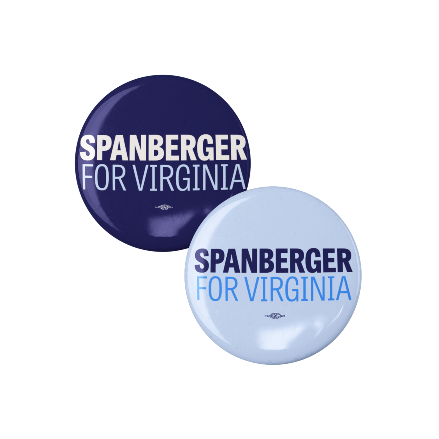 Slim Spanberger for Governor Logo Button 2-Pack