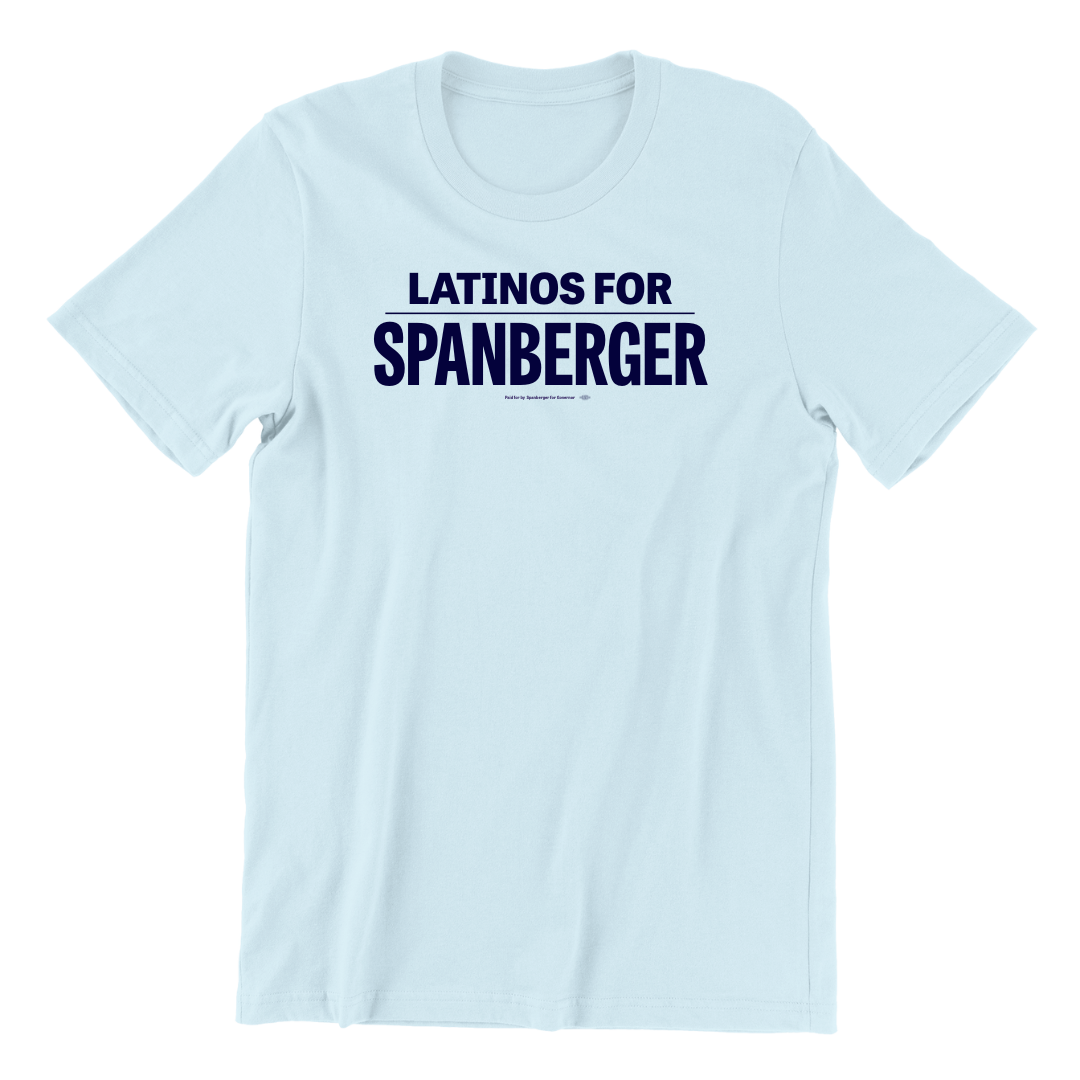 Latinos for Spanberger Tee