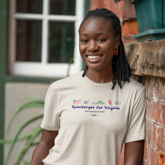 Spanberger for Virginia Watercolor Tee