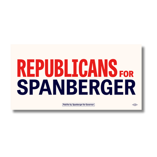 Republicans for Spanberger Bumper Sticker