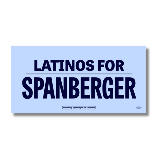 Latinos for Spanberger Bumper Sticker