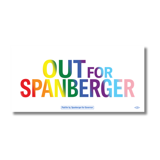 Out for Spanberger Bumper Sticker