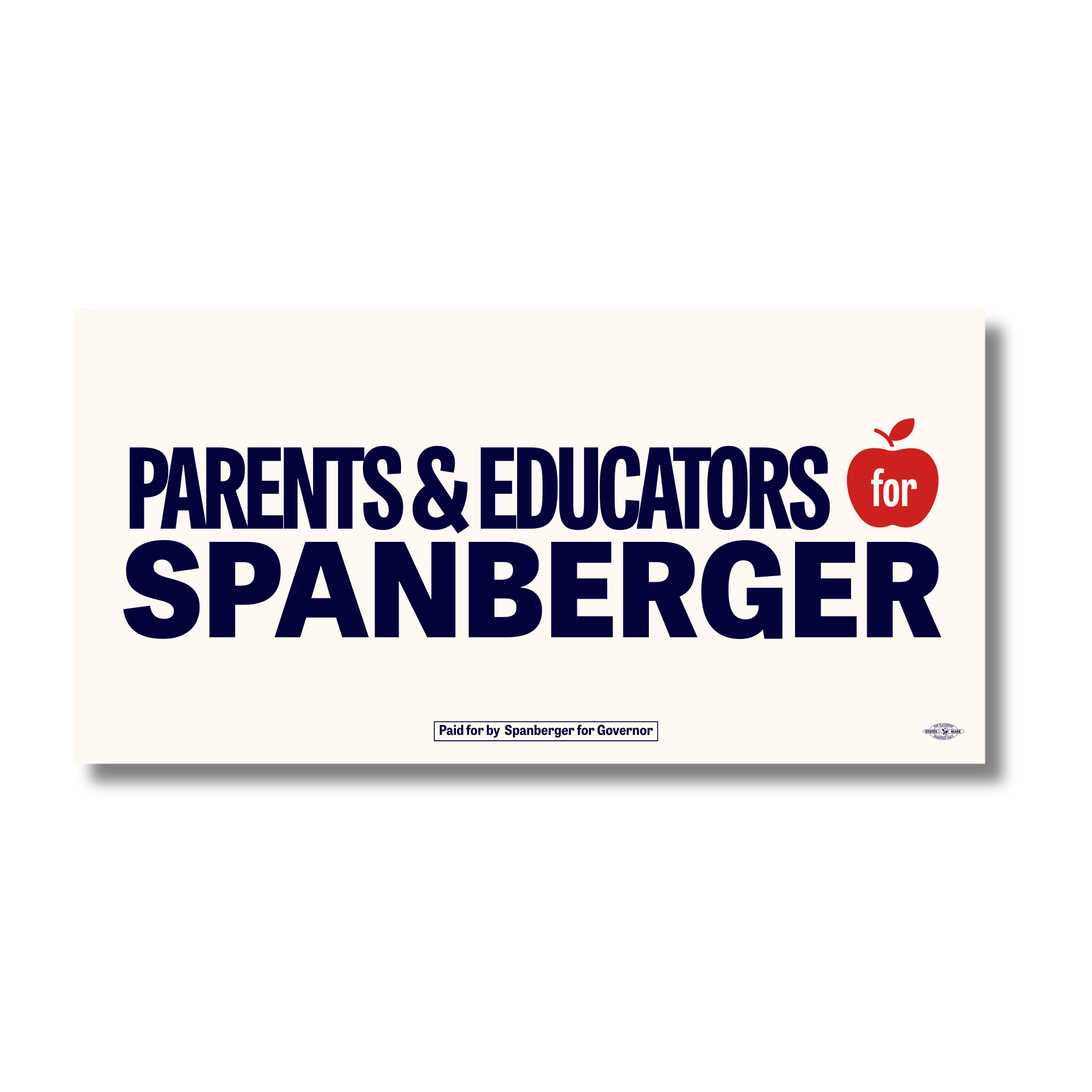 Parents & Educators for Spanberger Bumper Sticker – Store | Abigail ...