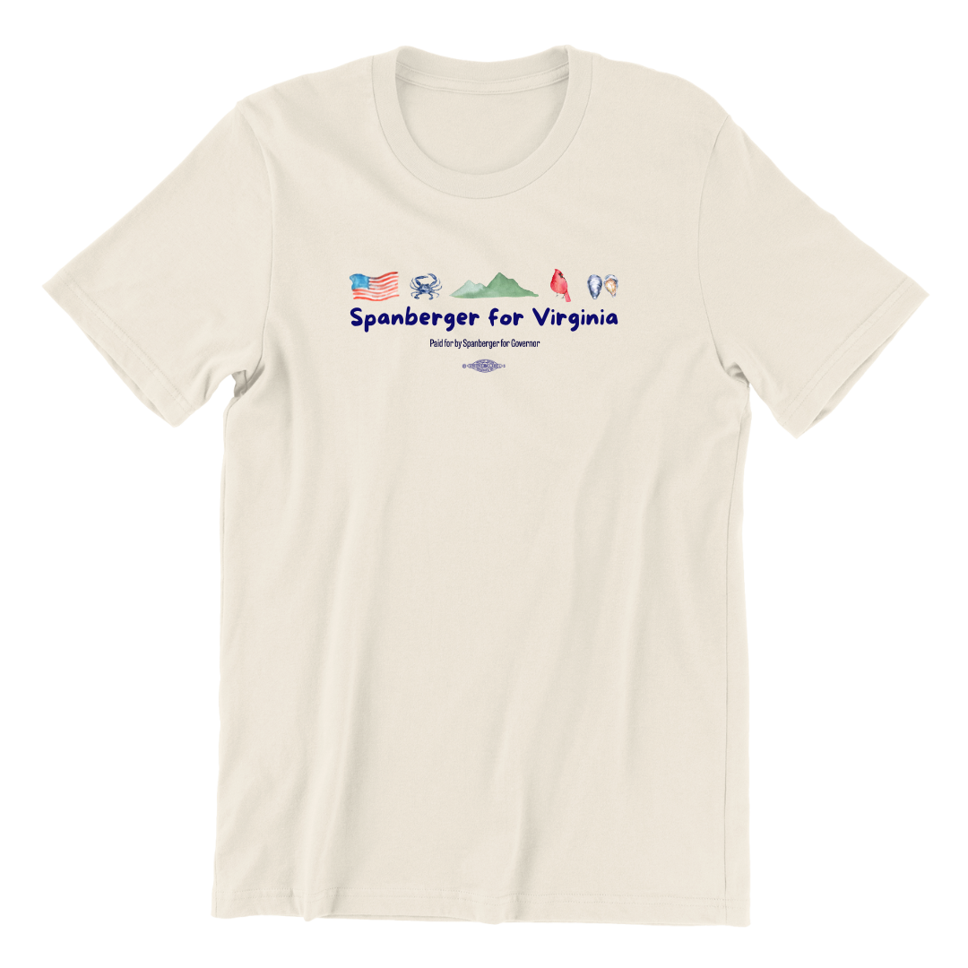 Spanberger for Virginia Watercolor Tee
