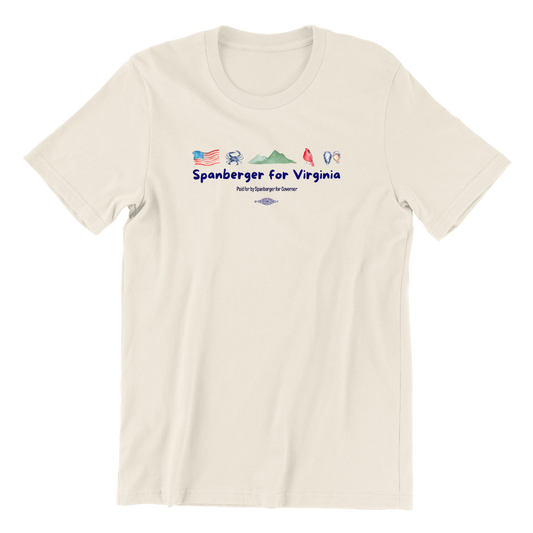 Spanberger for Virginia Watercolor Tee