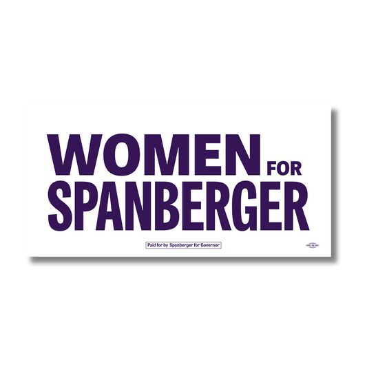 Women for Spanberger Bumper Sticker